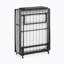 Lit plateforme tapissier en métal Mayton