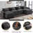 Stronski Upholstered U-Shaped Sectional Reversible-776452926