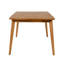 Modern Acacia Outdoor Dining Table for Patio Entertaining