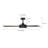 Onyo 52 in. Indoor/Covered Outdoor Matte Black Integrated LED Modern Ceiling Fan with 5-CCT Selections, Remote Included-1932288196