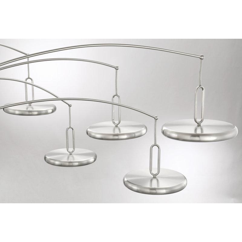 Orme 90'' Tree Floor Lamp, Brushed Nickel