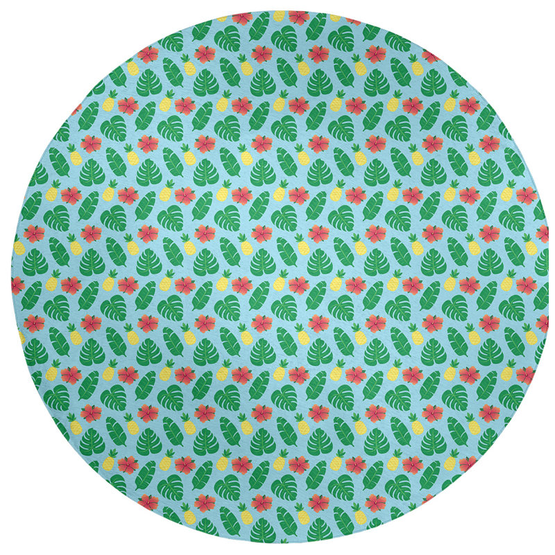 Tapis bleu tropical, Rond 5 pi