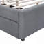Lit plateforme tapissier Teddy-1455456550