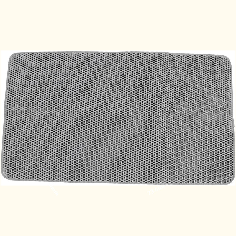 Tapis de litière pour chat avec nid d'abeille profond pour un usage domestique