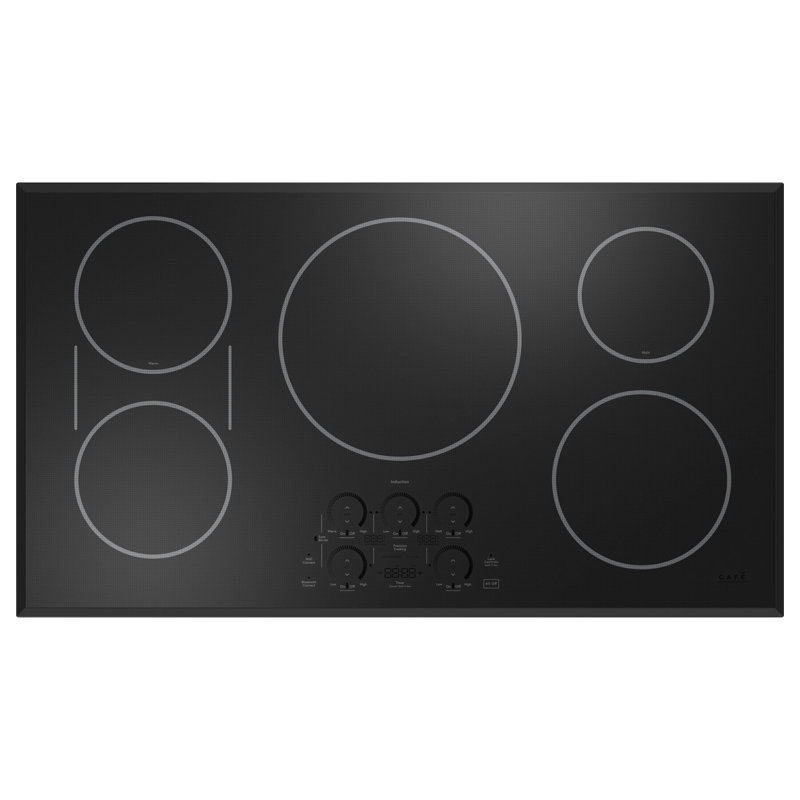 36" Electric Cooktop with 5 Elements, Black