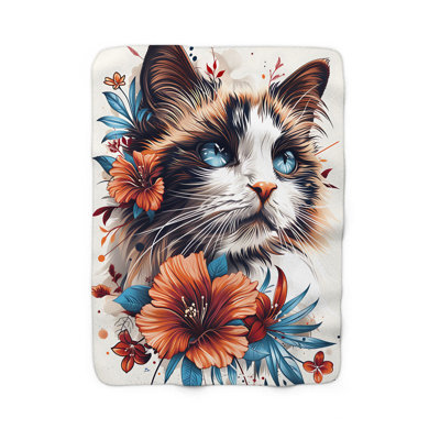  Couverture florale élégante
