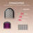 Hair Straightener Brush - Upgraded Ionic Plus with Dense Bristles, 16 Temps & Dual Voltage Ceramic Hot Comb-121615510