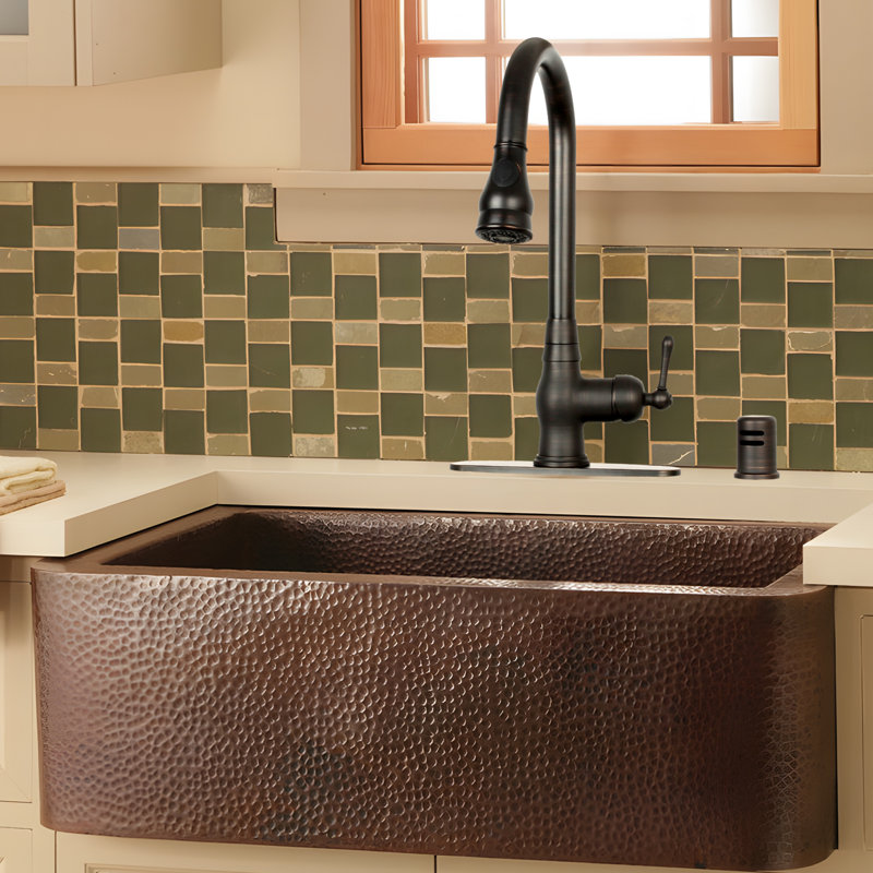 Kitchen dishwasher air gap cap, copper air gap cover for replacement, Oil Rubbed Bronze