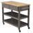 Delicia Kitchen Cart with Gray Base-1628730677