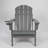 HDPE Folding Adirondack Chair With Dual Cup Holder-1592484836