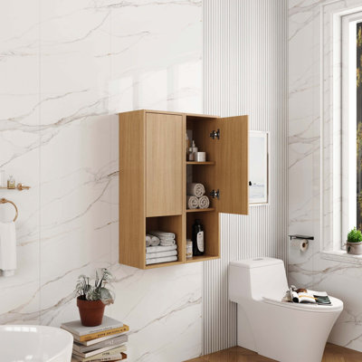 Armoire murale en chêne 24 po à fixation murale 24 po