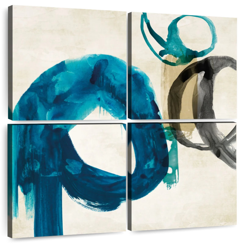 Blue Ring I, 32" H x 32" W