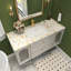 Meuble-lavabo simple 47,24 po avec plateau en pierre reconstituée Andreia