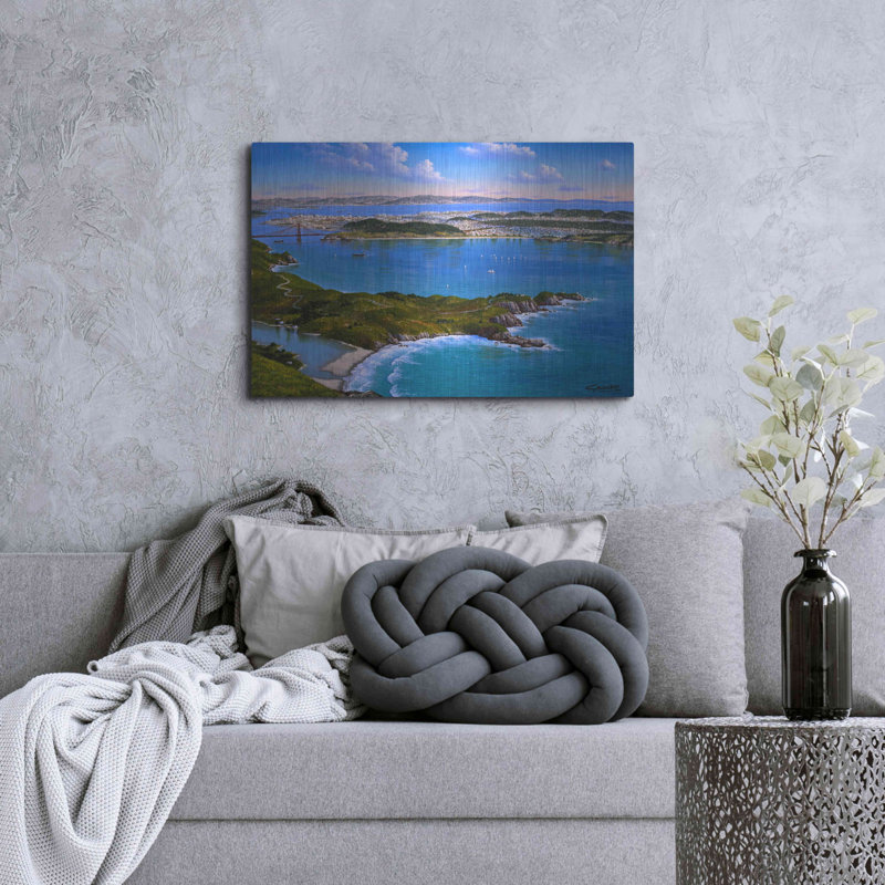 «San Francisco From Marine» par Eduardo Camoes, H 24 po x l 36 po