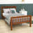 Twin Size Platform Bed with Headboard-455433950