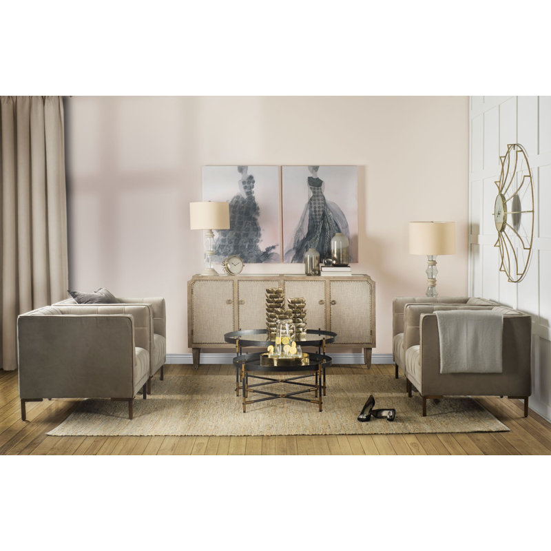 Ouragan de table en métal bronze, H 10 po x l 7 po x P 7 po