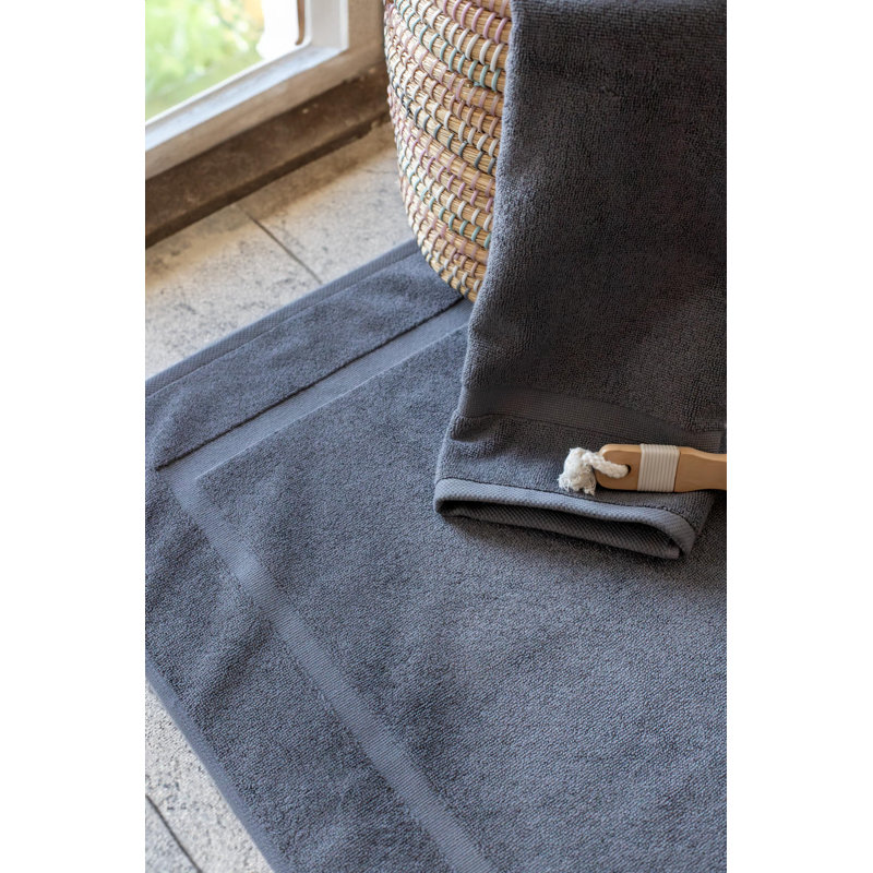Tapis pour salle de bain Estefano Cambridge, gris
