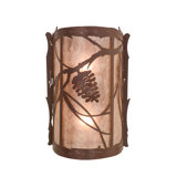 Rustic Lodge 2 - Light Flush Mounted Sconce