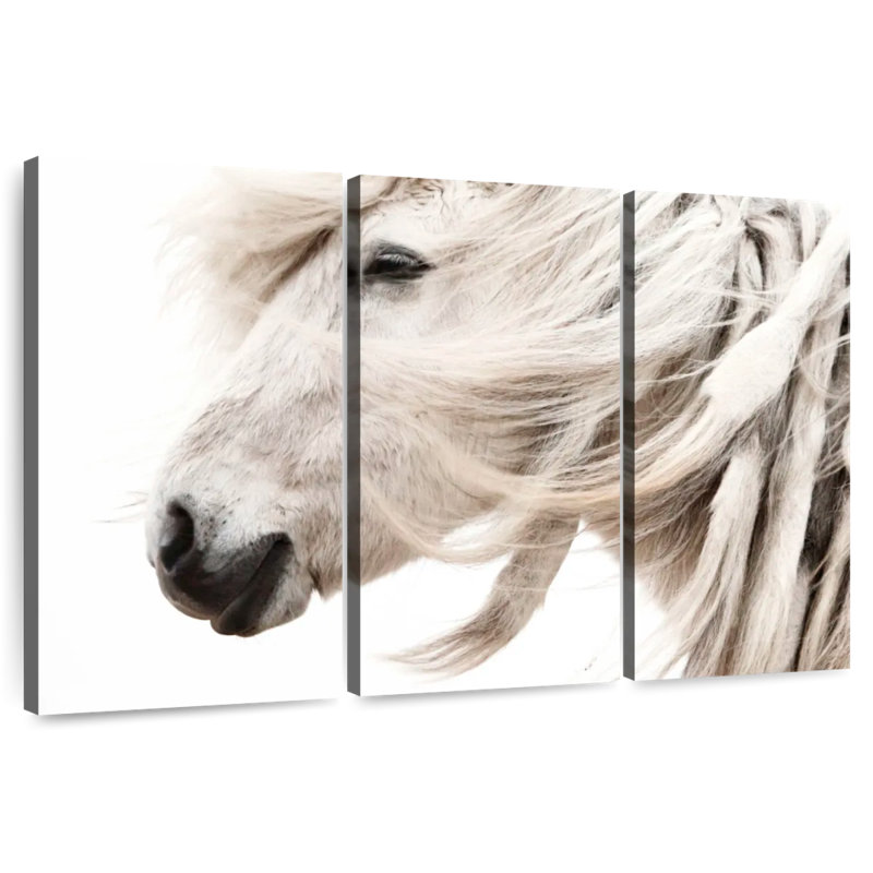 Horse Hair, 48" H x 74" W