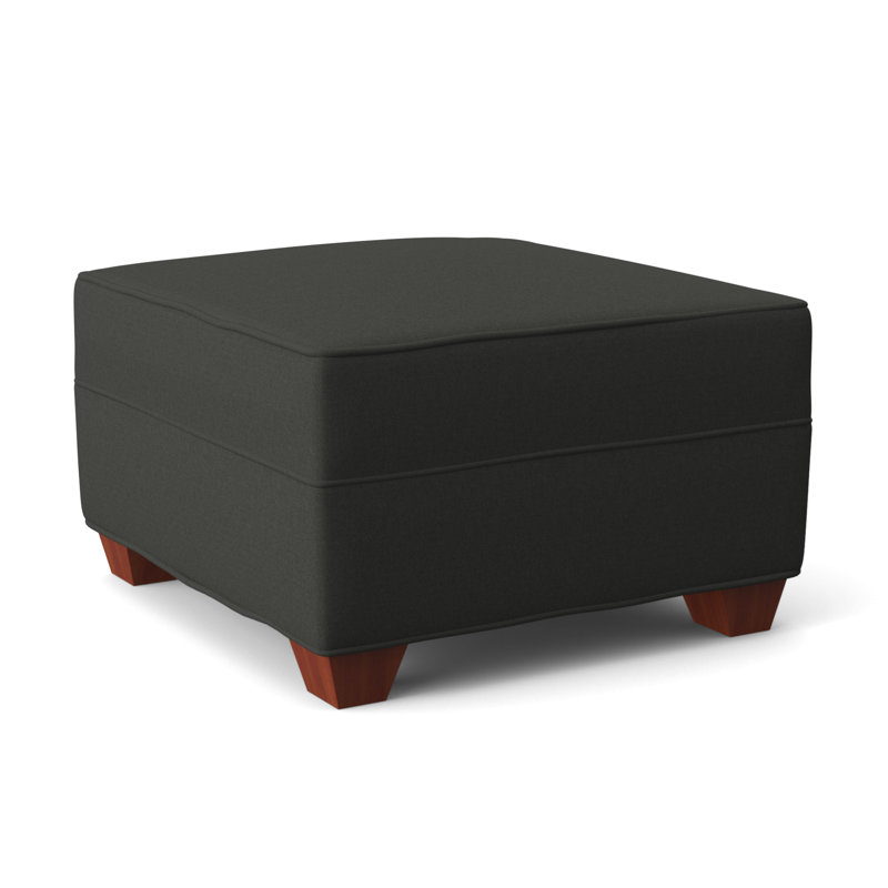 Phillips 26" Wide Rectangle Standard Ottoman, BM Cherry, Dorset Charcoal