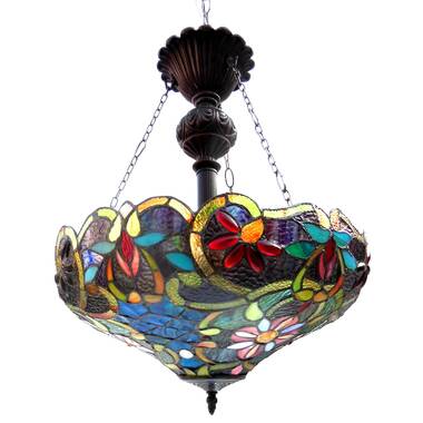 Blown Menagerie 7 Chandelier World Glass Hand | Classic Wayfair Traditional Shaded - Vineyards Accents Light with /