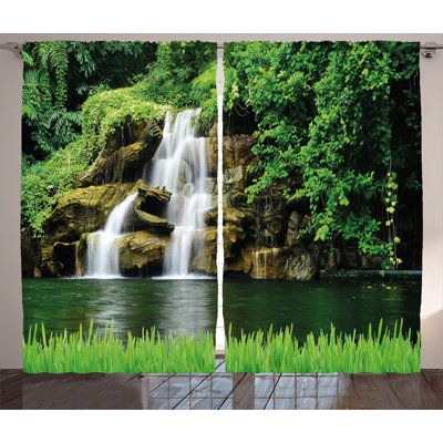 Semi Sheer Curtain Pair