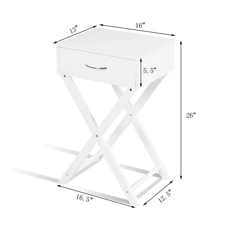 Table de bout avec rangement Schooley