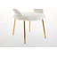 Chaise de salle à manger, chaise d'appoint simple avec dossier incurvé-1205353176