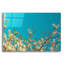 Art mural en verre épique «Cherry Tree Blossoms» par Sonja Quintero, 16 po x 12 po