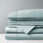 800 Thread Count Aqua Cotton Blend Sateen 6-Piece King Sheet Set-1383173156-1383173159