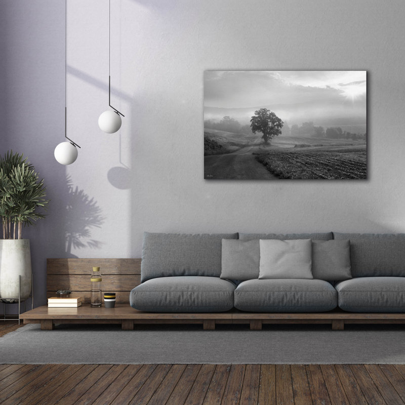 «Morning Haze 2» par Lori Deiter, art mural sur toile, H 40 po x l 60 po