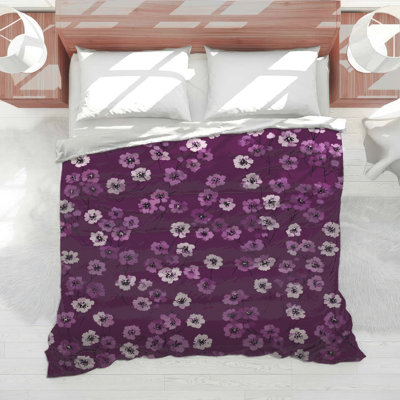 Fleurs édredon floral édredon chic décontracté
