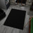 Inouye Spa Collection Non-Slip Rubberback Solid Soft Indoor Dark Gray Area Rug For Bedroom, Living Room-723148496
