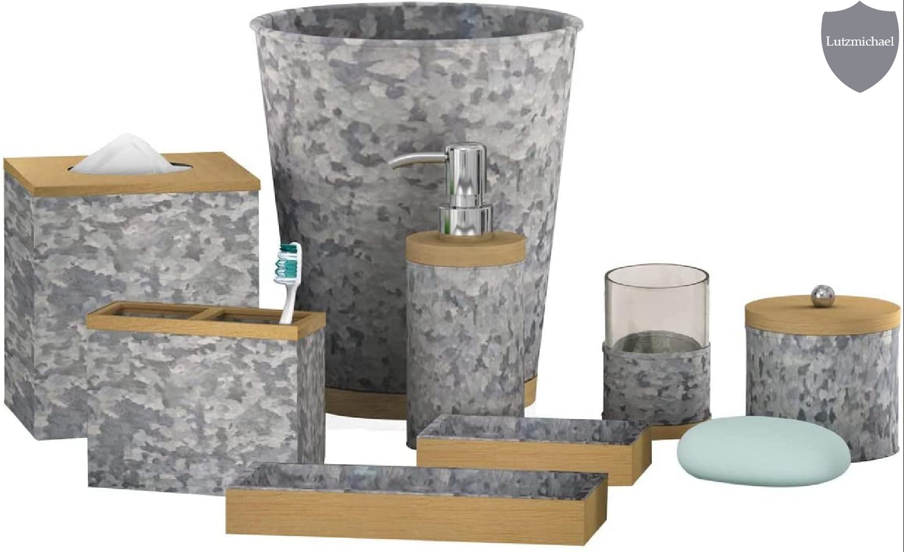 Almerindo Resin 7 Piece Bathroom Accessory Set