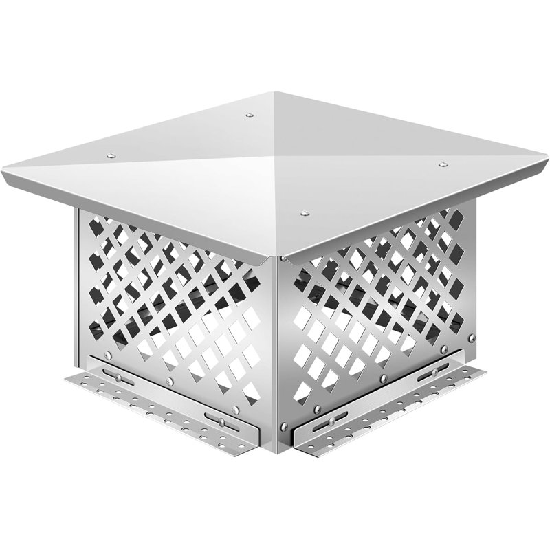 Govanni Stainless Steel Venting Kit, 10.6" H x 13" W x 13" D