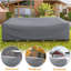 Housse robuste pour ensemble de salle à manger d'extérieur imperméable-859256634