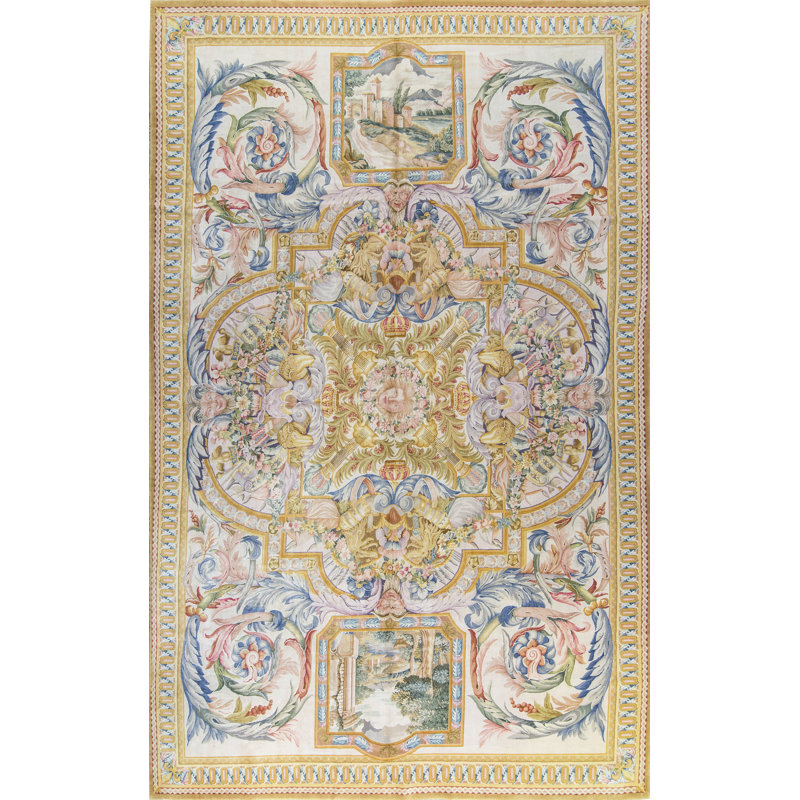 Savonnerie One-of-a-Kind 11'8" X 18'1" Hand Knotted Area Rug