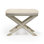 Marlo Mirrored 26"W Vanity Stool