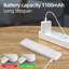 Ensemble de 2 barres lumineuses rechargeables de 7,8 pouces avec capteur de mouvement-126664666