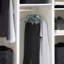 Laura Ashley, ensemble de 12 cintres en velours avec pinces en noir-72252419
