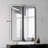 Eitzen Rectangle Wall Mirror High-Strength Tempered Glass and  Stainless Steels Framed Wall Mirror Accent Mirror-231624580-216028335