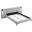 Lumières et tablettes intégrées Bed Grand lit tapissier en lin chic-1312486926-1312486924