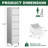 Metal Storage Cabinet With 5 Drawers, Vertical File Cabinet With Lock For Home Office-1523227591