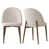 Pieds en noyer beige