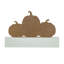 Enseigne de table citrouille 11,75 po L PUMPKIN