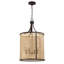 Luminaire suspendu cylindrique à 4 lumières Rehoboth