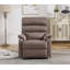 Fauteuil inclinable manuel moderne en similicuir