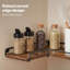 Engineered Wood, Metal Floating Shelf