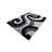 NYC Shag Performance Black Grey Area Rug-1751473408