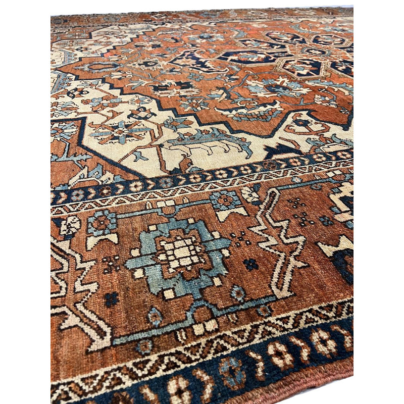 One-of-a-Kind Rectangle 10' X 13'2'' Hand Knotted Area Rug
